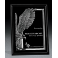 Small Ardmore Silver Eagle Wood Plaque